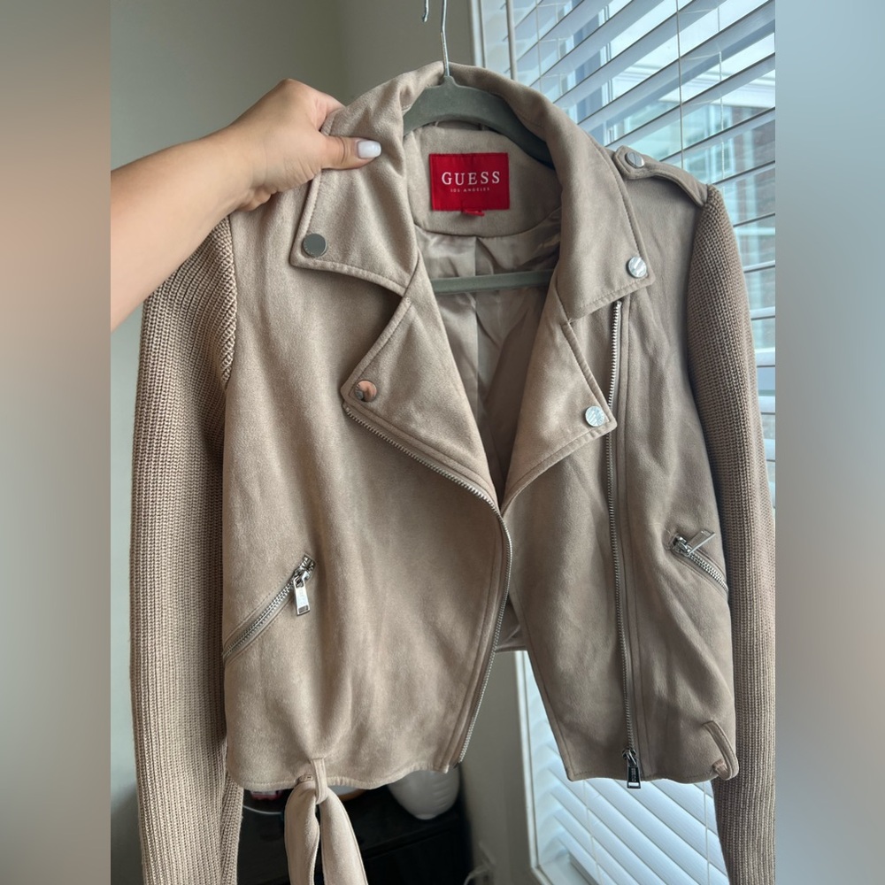 Suede Biker Jacket